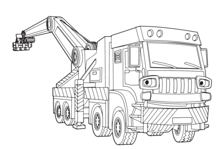 Coloriage Camion 12 – 10doigts.fr